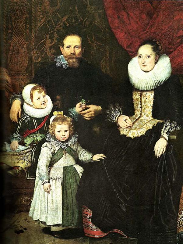 Cornelis de Vos the painter and his family oil painting image